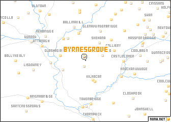 map of Byrnesgrove