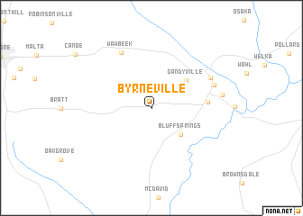 map of Byrneville