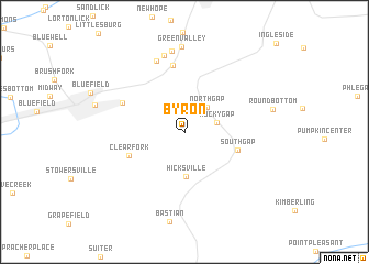 map of Byron