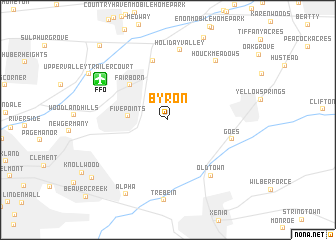 map of Byron