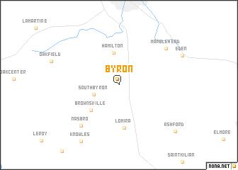 map of Byron