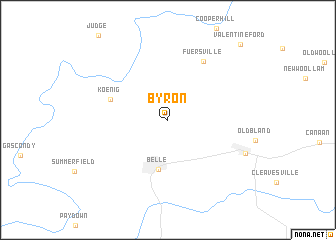 map of Byron