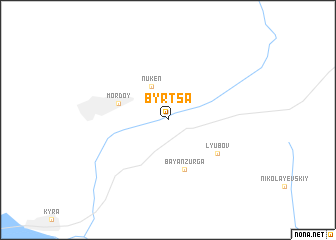 map of Byrtsa