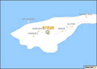 map of Byrum