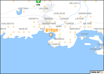 map of Byrum