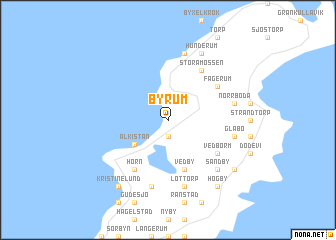 map of Byrum