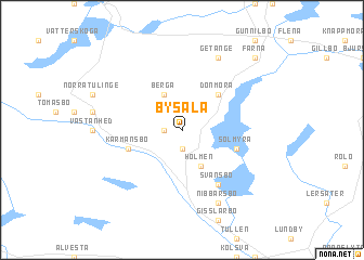 map of Bysala