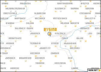 map of Bysina