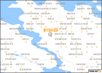 map of Byskov