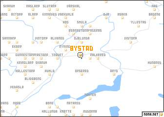 map of Bystad