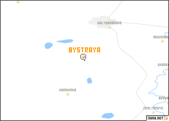 map of Bystraya