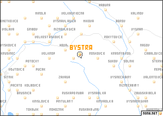 map of Bystrá