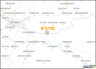 map of Bystra