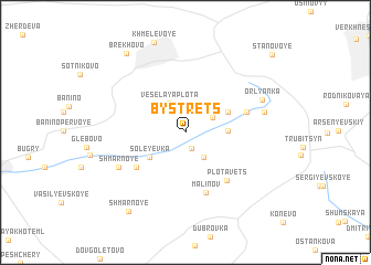 map of Bystrets