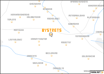 map of Bystrets