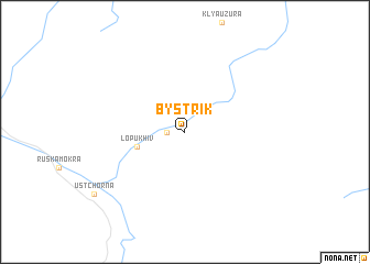 map of Bystrik