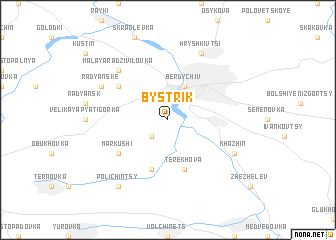 map of Bystrik