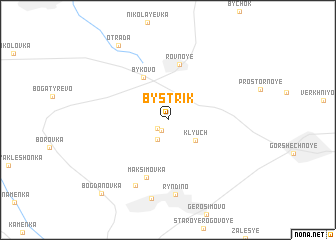 map of Bystrik