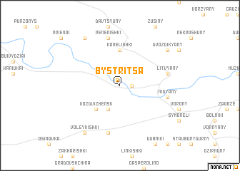 map of Bystritsa