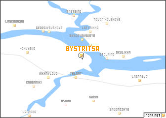 map of Bystritsa