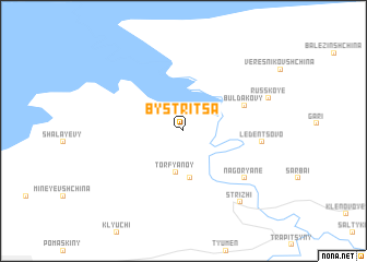 map of Bystritsa