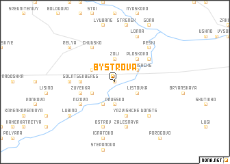 map of Bystrova