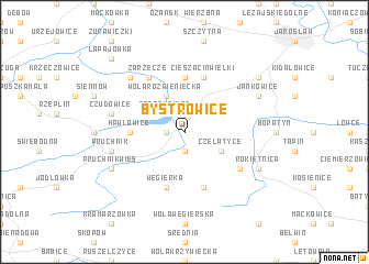 map of Bystrowice