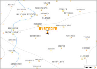 map of Bystroye