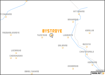 map of Bystroye