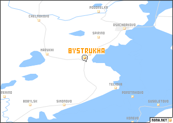 map of Bystrukha