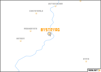 map of Bystryag