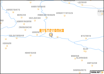 map of Bystryanka