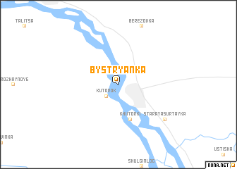 map of Bystryanka