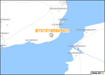 map of Bystryanovskiy