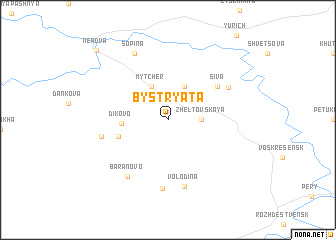 map of Bystryata