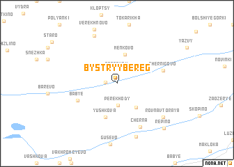 map of Bystryy Bereg