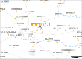 map of Bystryy Put\