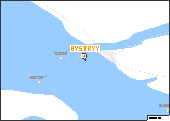 map of Bystryy