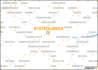 map of Bystrzejowice