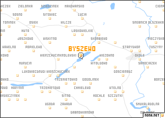 map of Byszewo