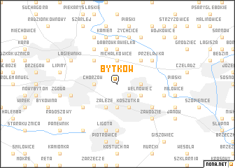 map of Bytków