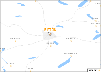 map of Bytów