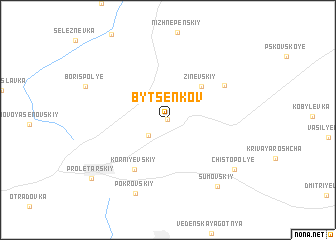 map of Bytsenkov