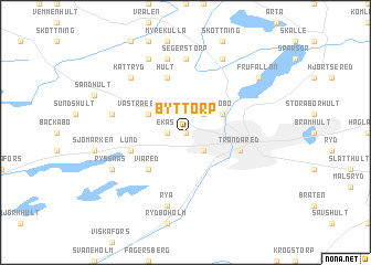 map of Byttorp