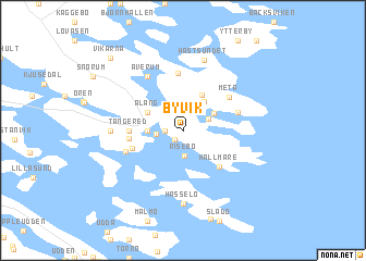map of Byvik