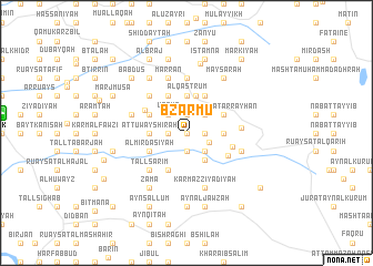 map of Bzarmū