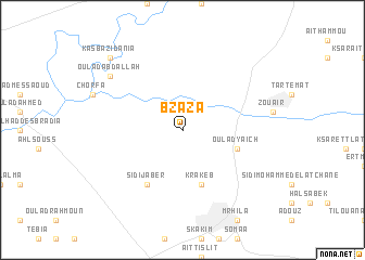 map of Bzaza