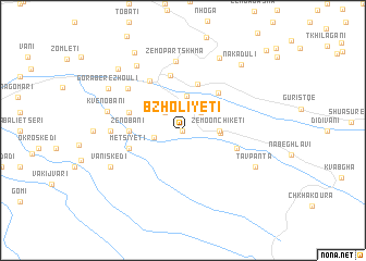 map of Bzholiyeti