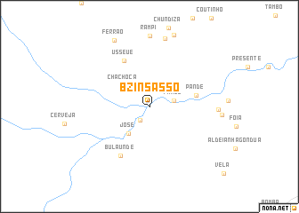 map of Bzinsasso