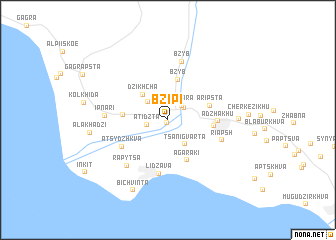 map of Bzipʼi